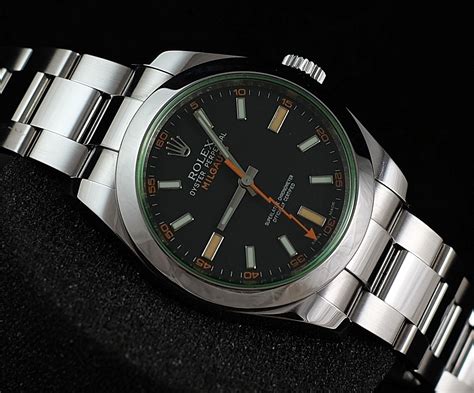 rolex milgauss green price.